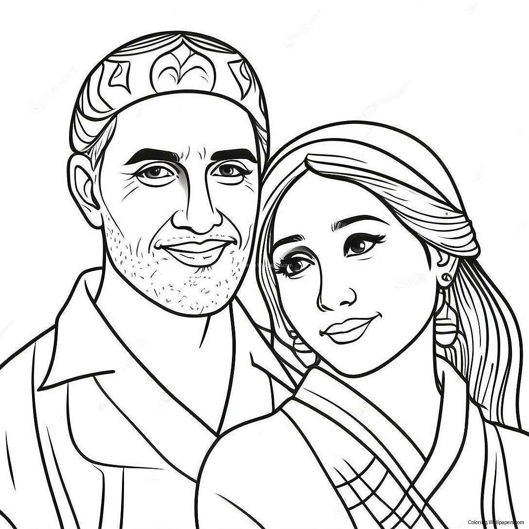 Omar And Hana Coloring Page 51141