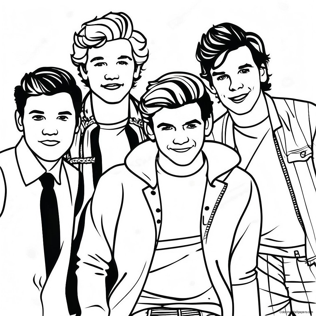 Page À Colorier One Direction 20653