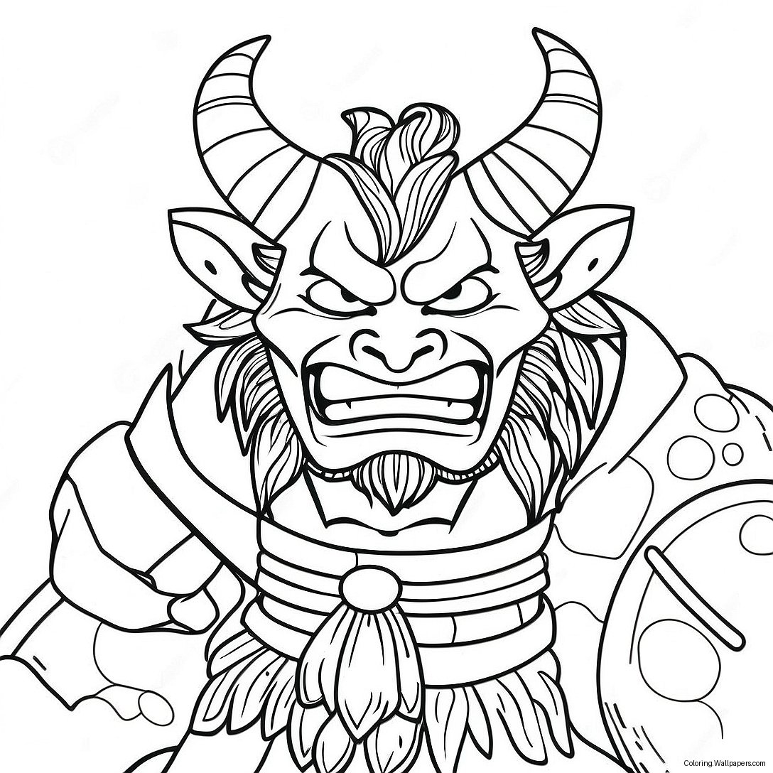 Oni Coloring Page 51561