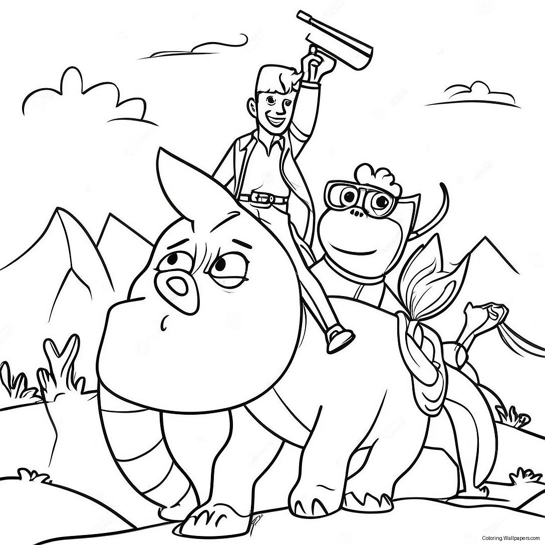 Onward Movie Coloring Page 16119