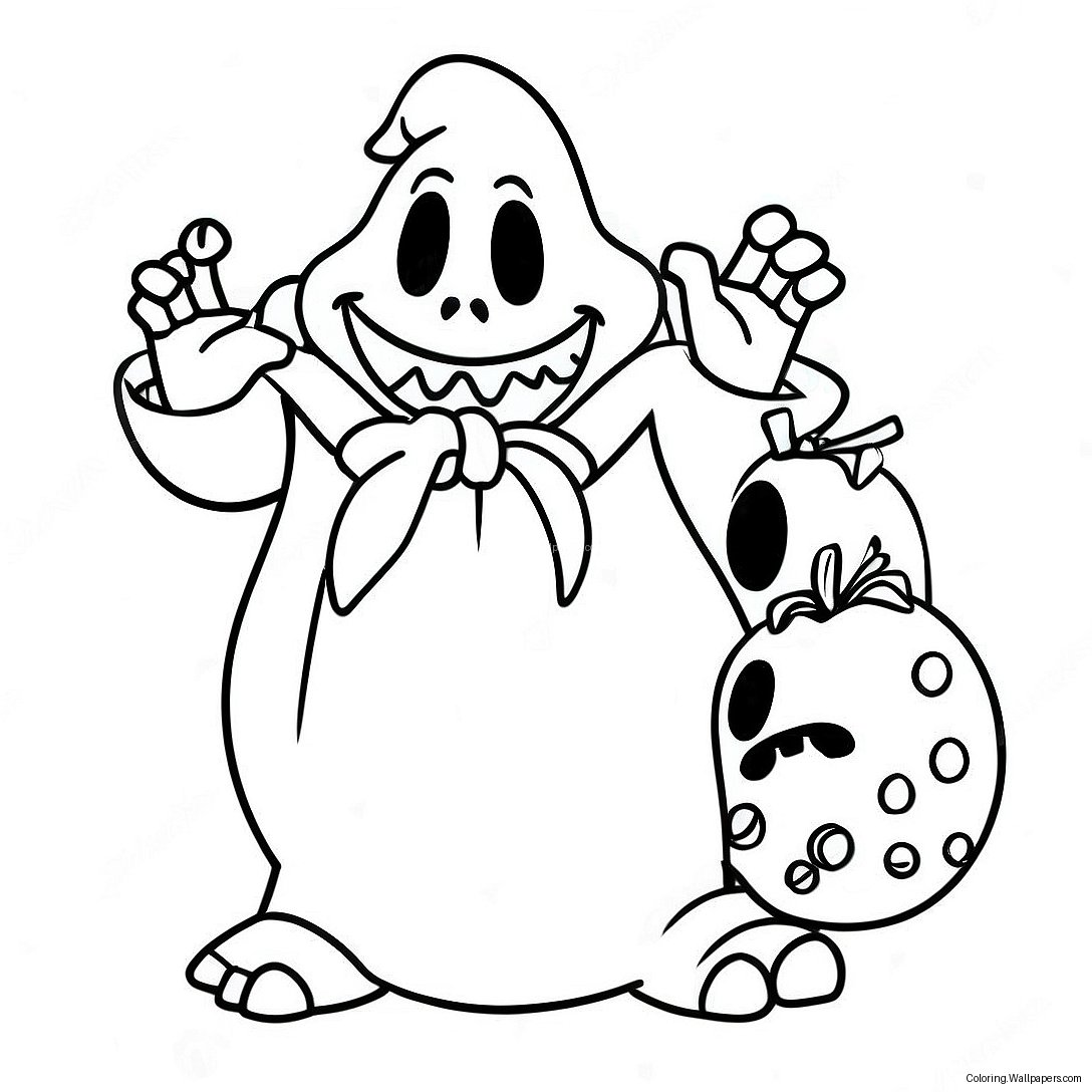 Oogie Boogie With Dice Coloring Page 12528