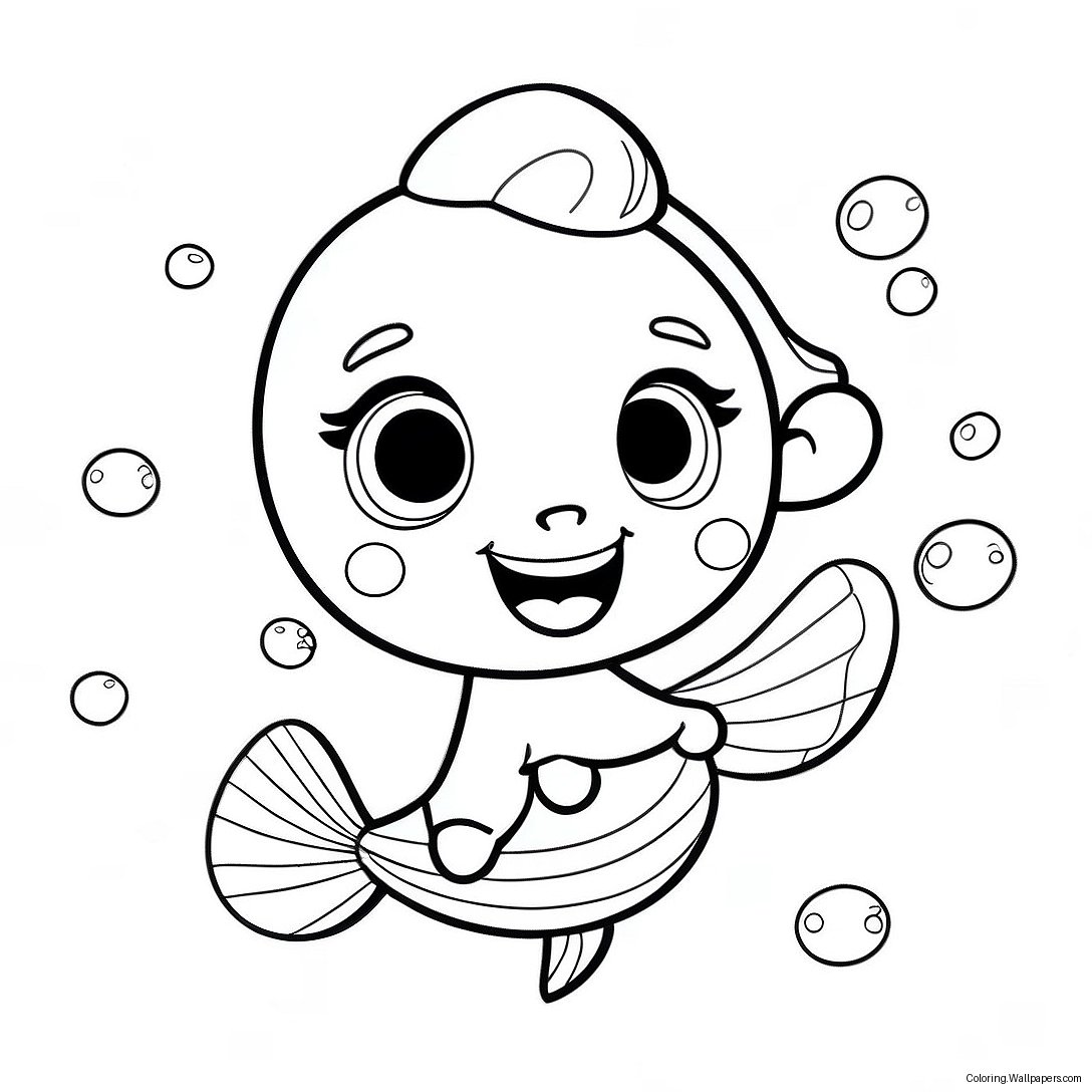 Page À Colorier D'oona Bubble Guppies 56999