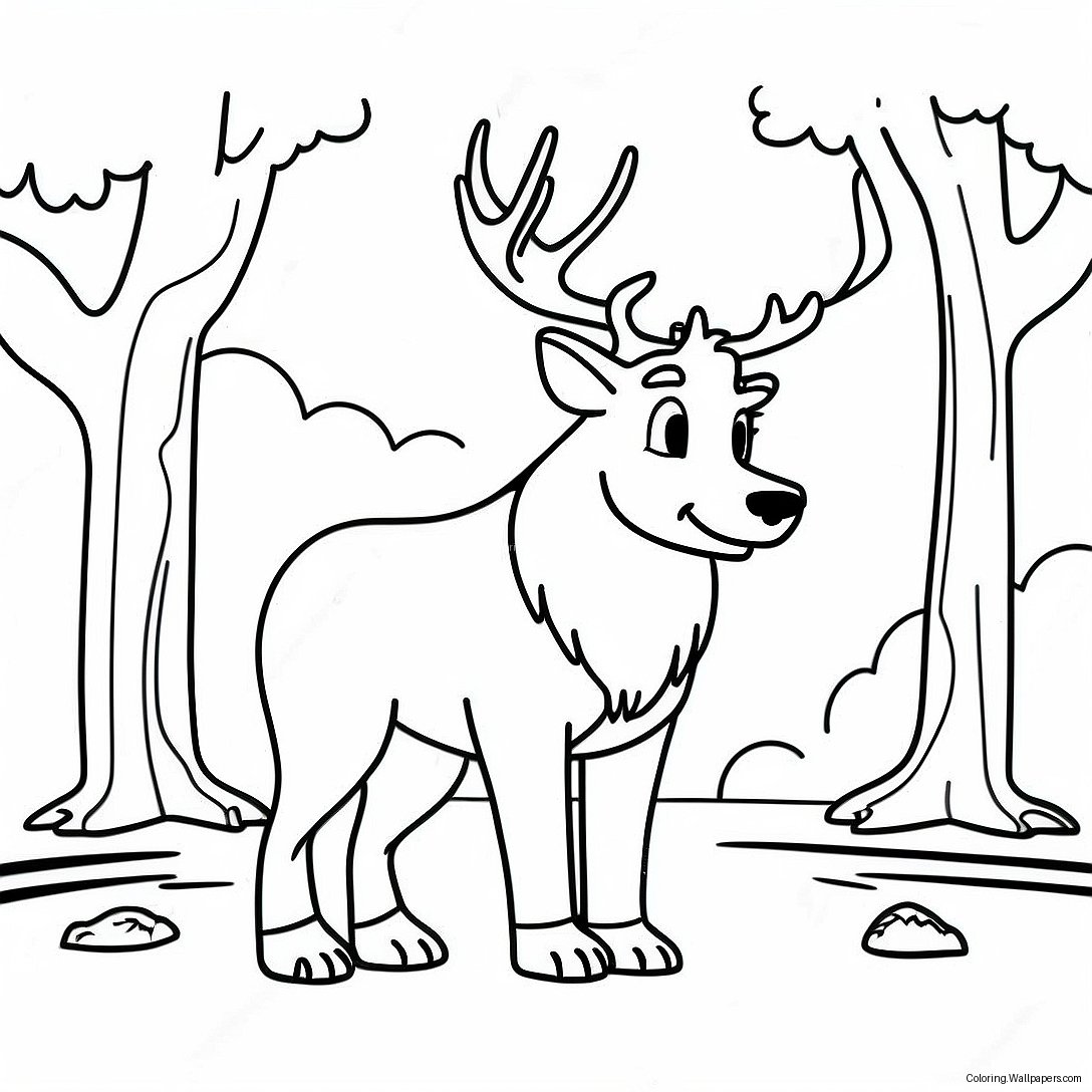 Open Season Animal Adventure Coloring Page 30166