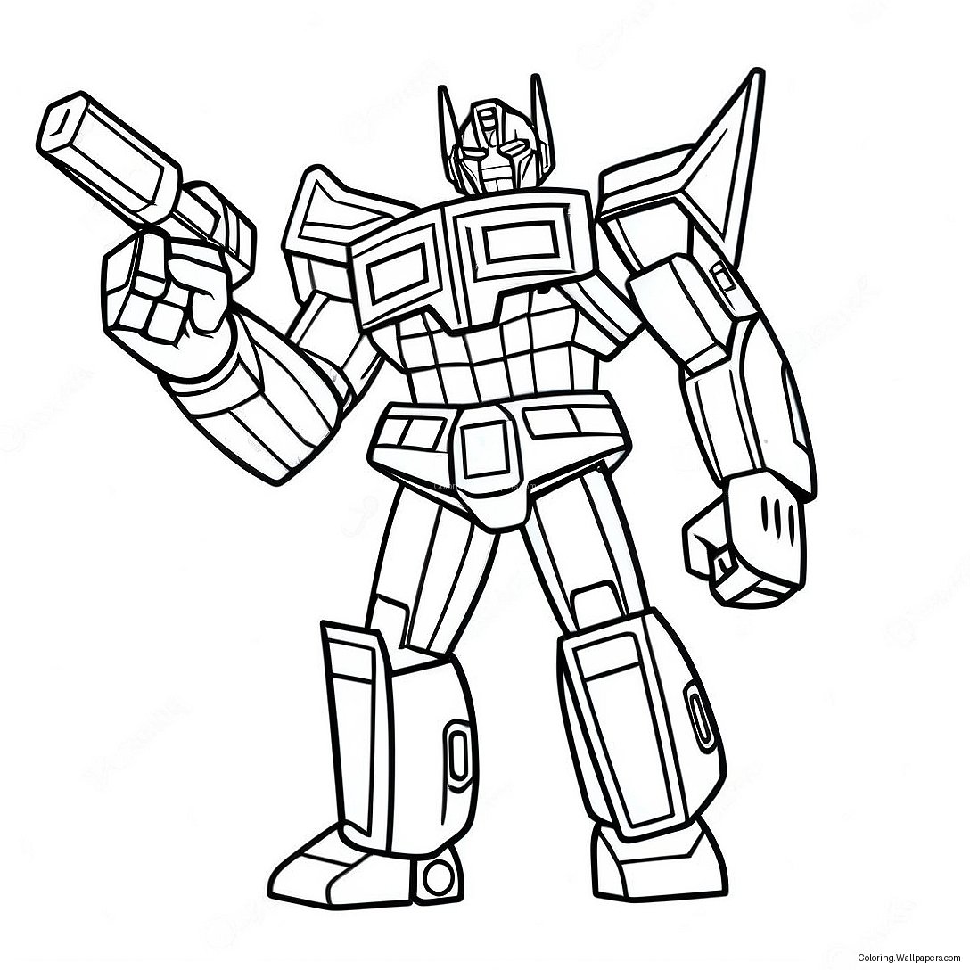 Optimus Prime Heroic Coloring Page 51610