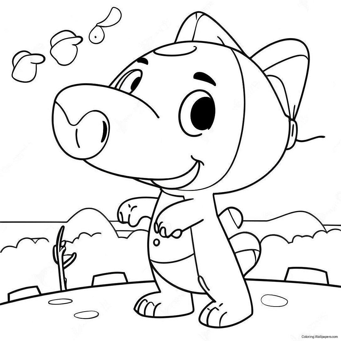 Pablo Backyardigans Coloring Page 50716