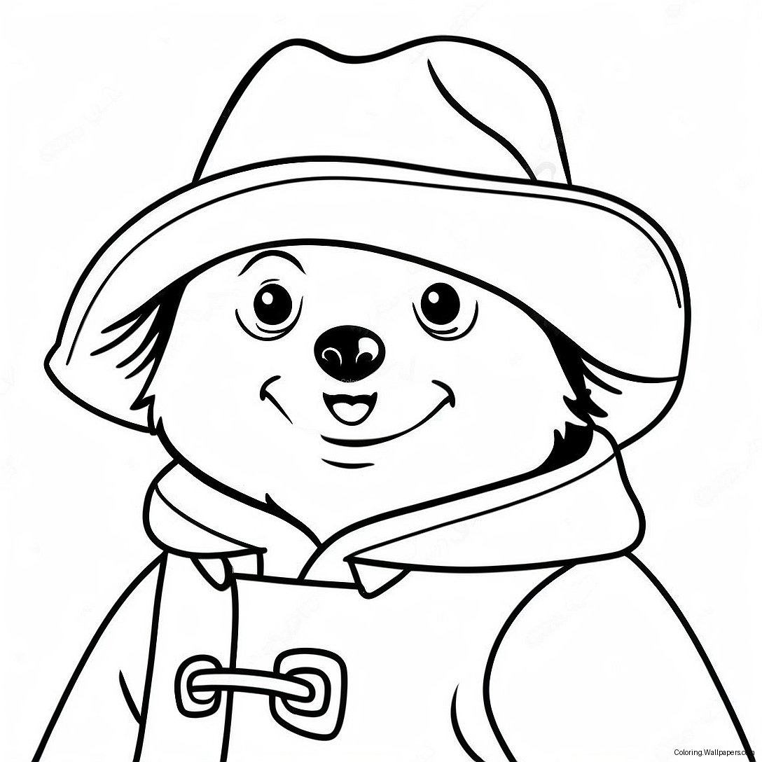 Paddington Björn Färgläggningssida 48347