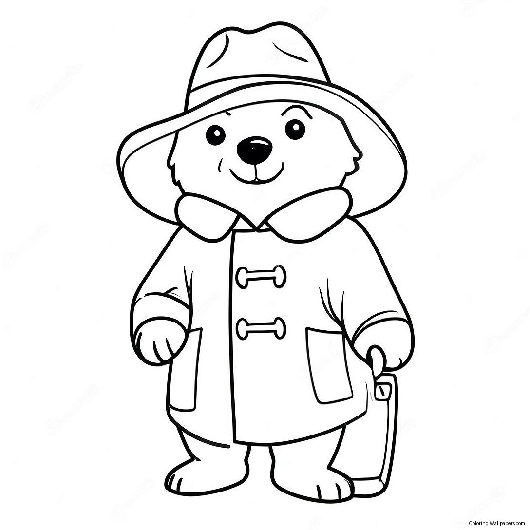 Paddington Bear Coloring Page 58578