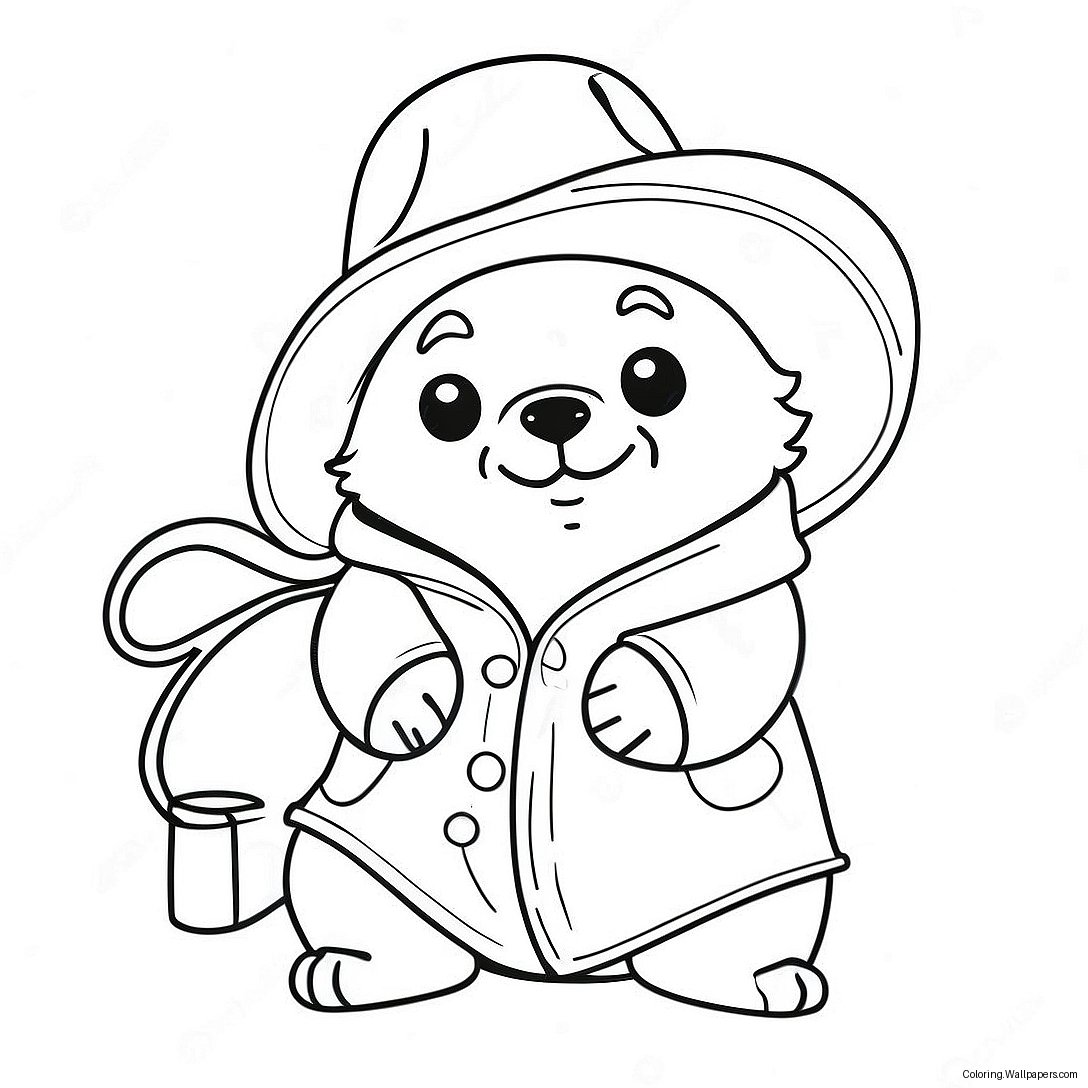 Paddington Bear Coloring Page 58580