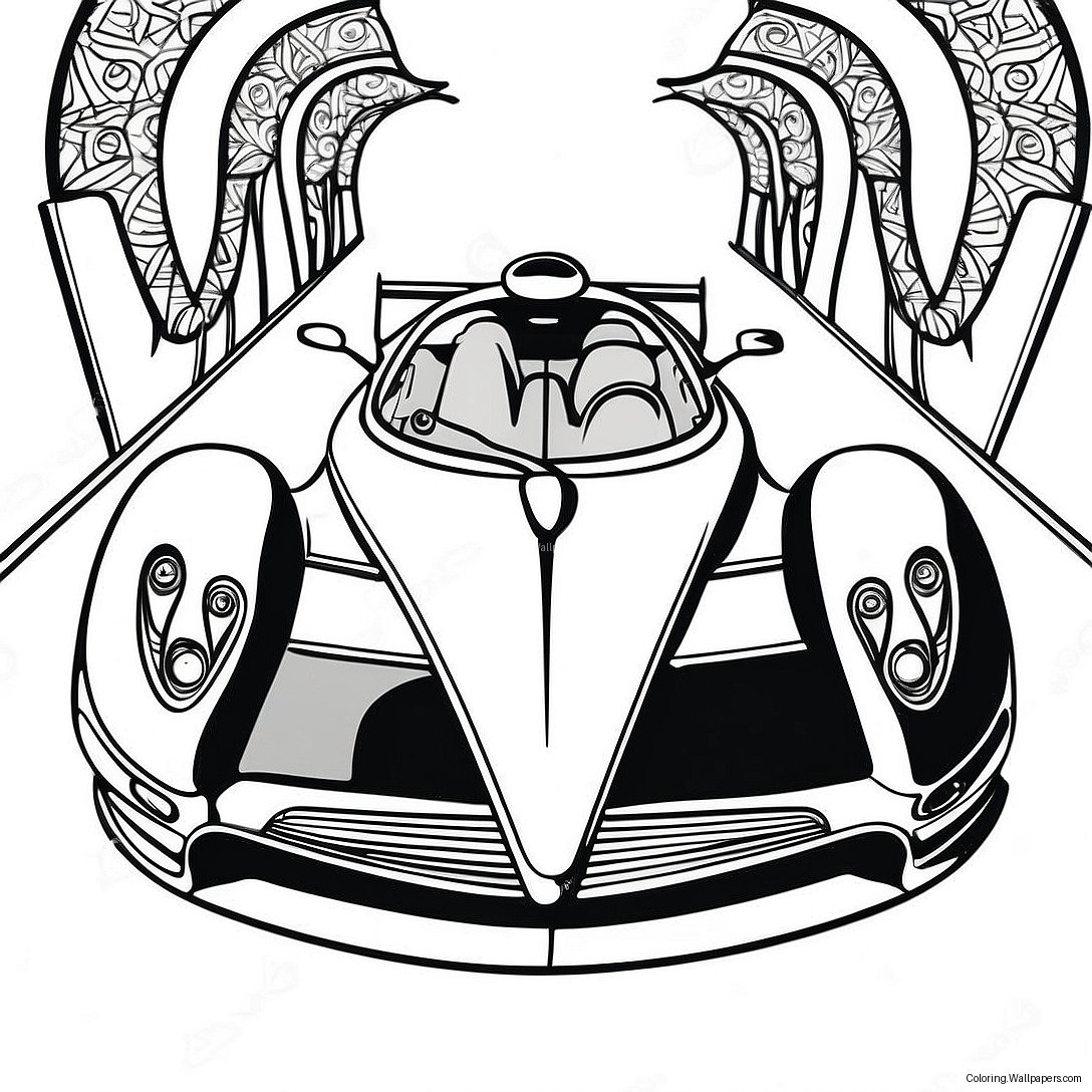 Página Para Colorear De Pagani 28164