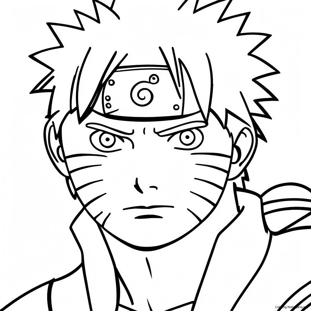 Pain Naruto Mit Rinnegan Ausmalbild 46825