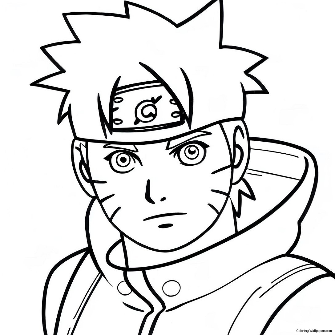 Page À Colorier De Pain Naruto Avec Rinnegan 46826