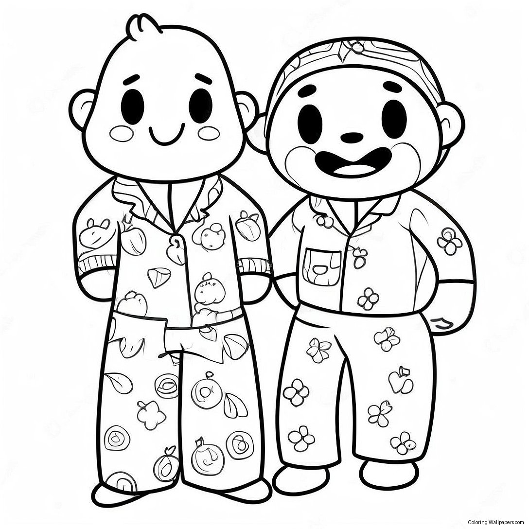 Pajamadag Målarbild 24057