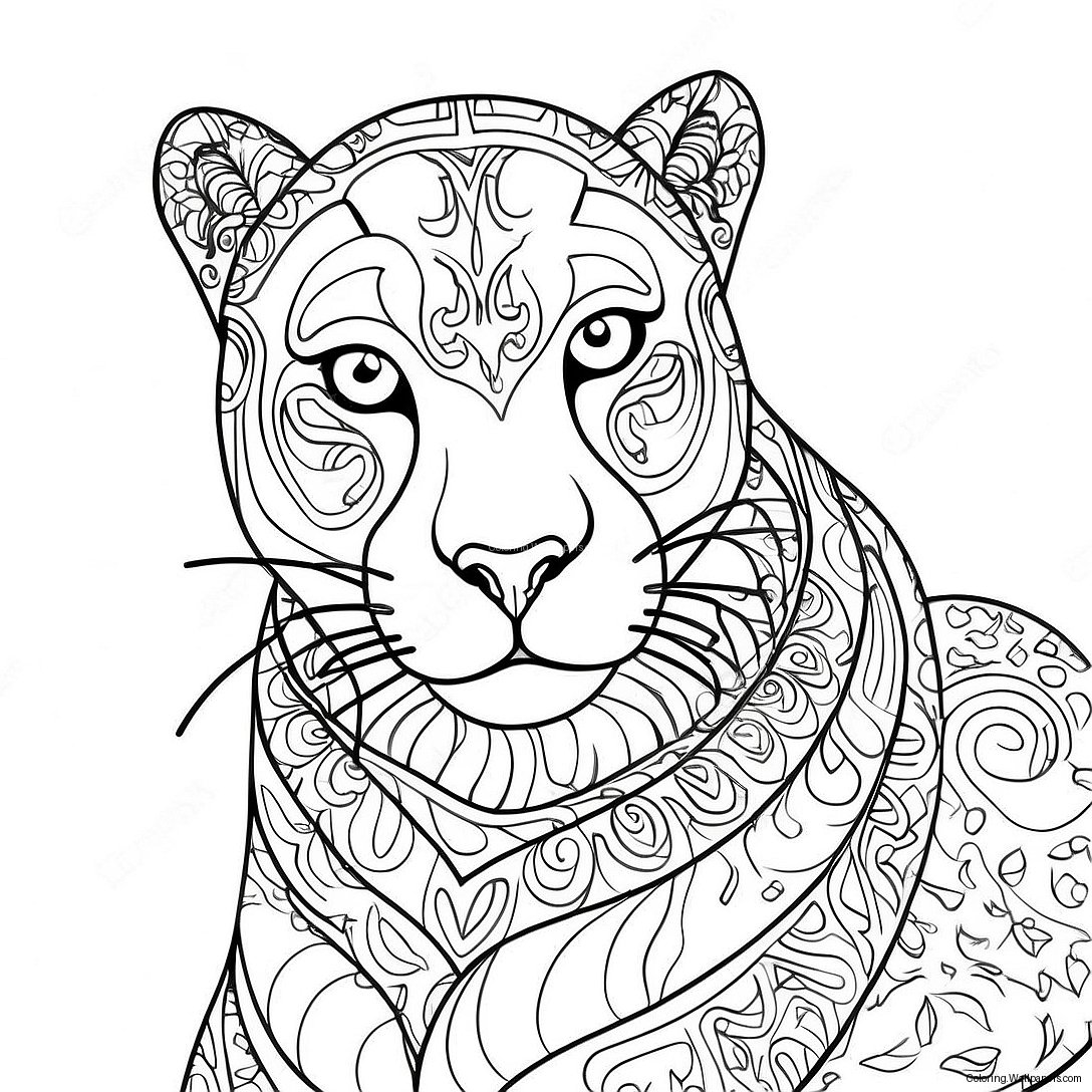 Panther Coloring Page 11634