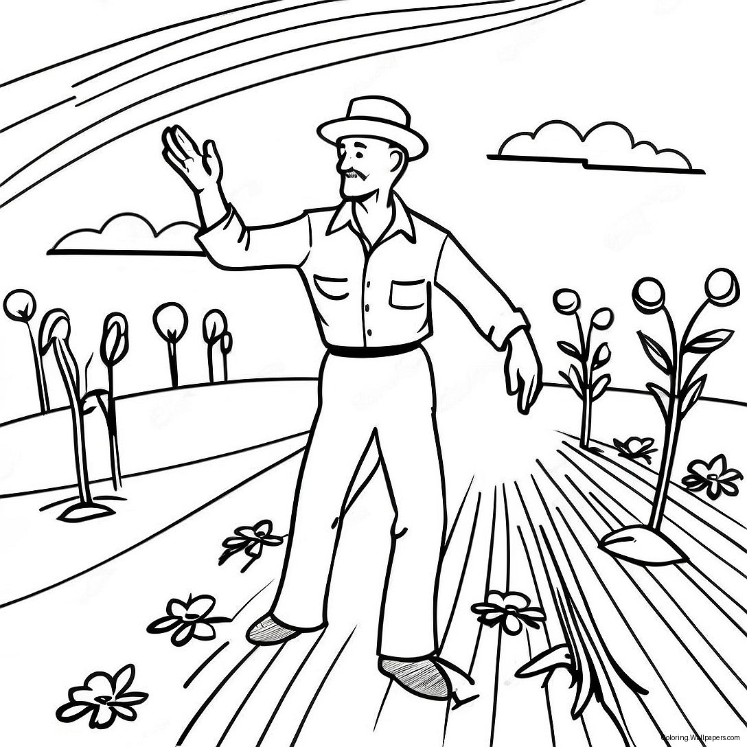 Parable Of The Sower Coloring Page 35041