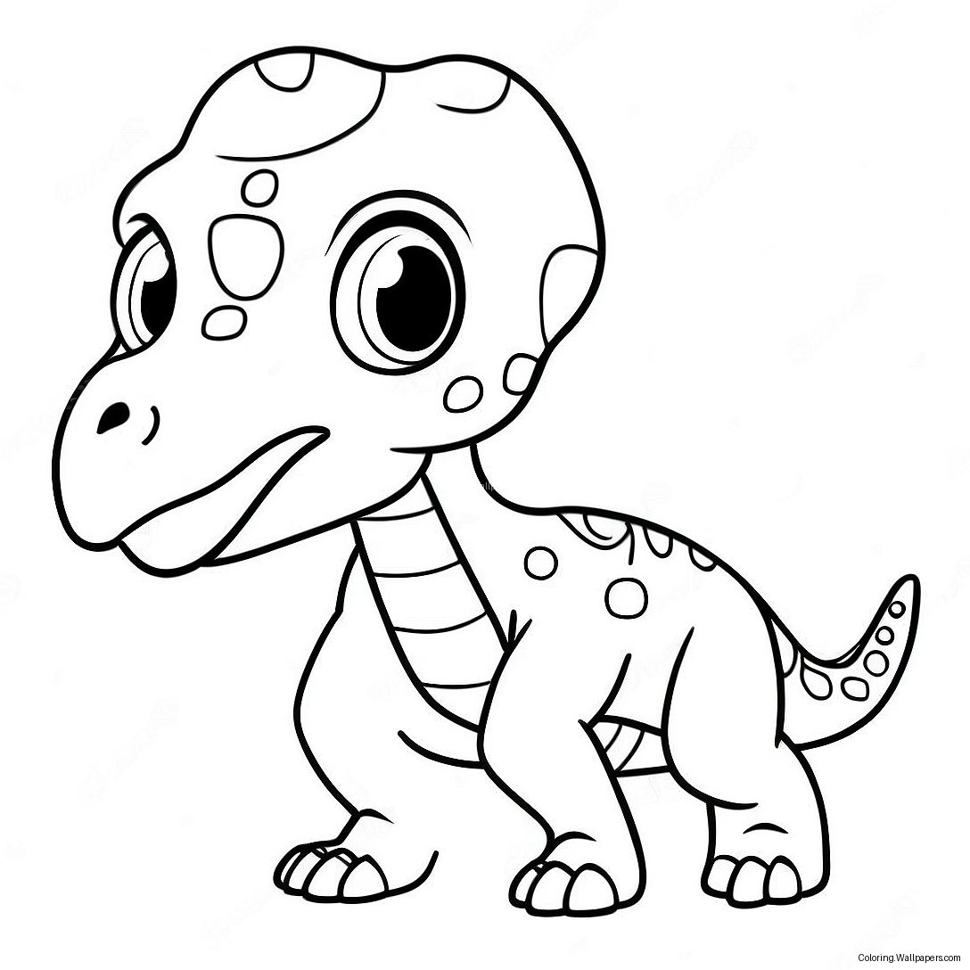 Parasaurolophus Coloring Page 30254