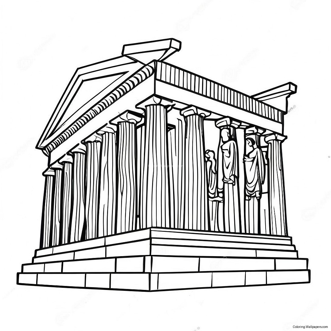 Parthenon Coloring Page (54363-43015)