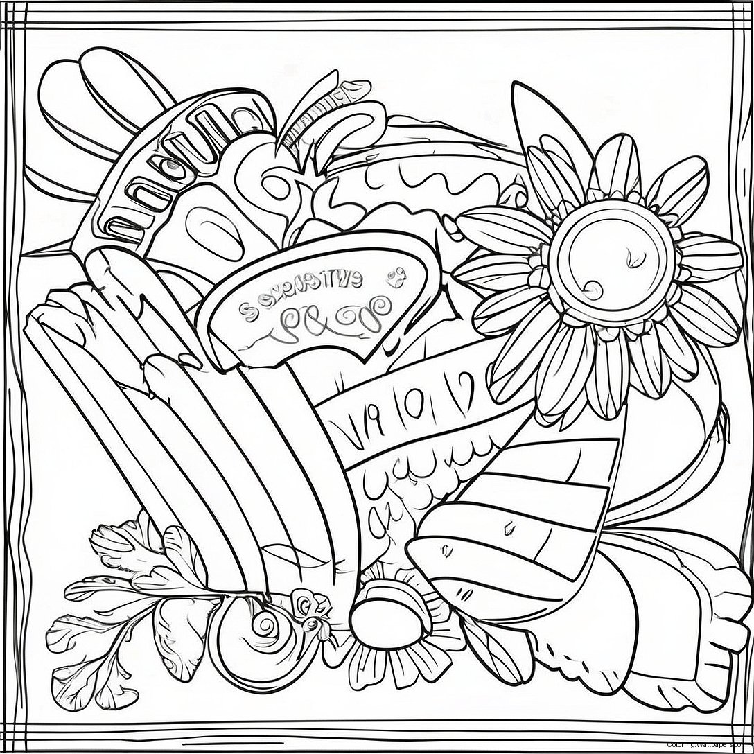 Parts Of Speech Coloring Page 52482