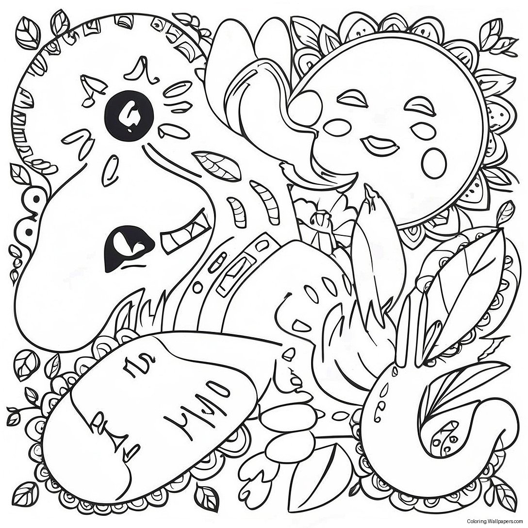 Parts Of Speech Coloring Page 52483