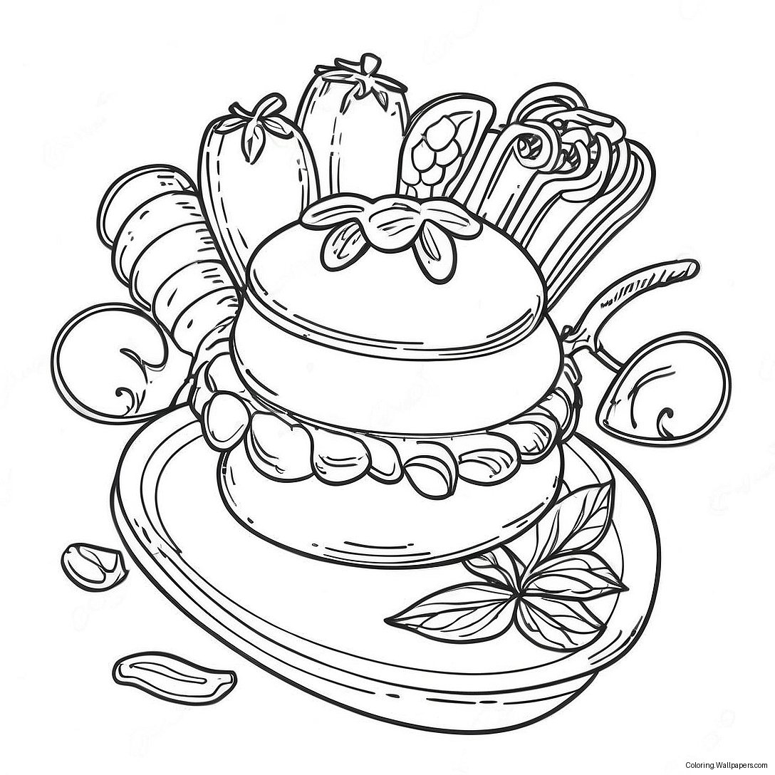 Pasta Coloring Page 26167