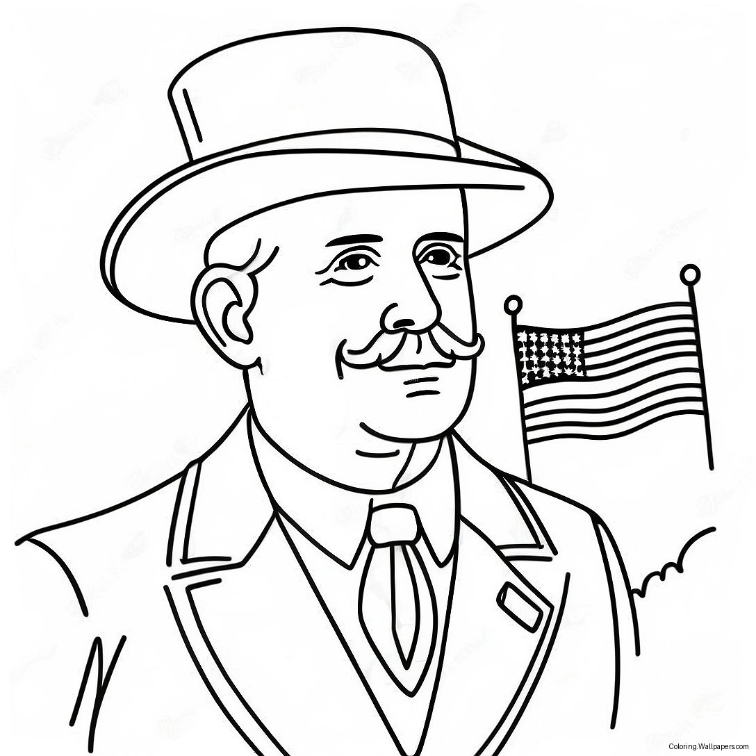 Patriotic Constitution Day Coloring Page 17732