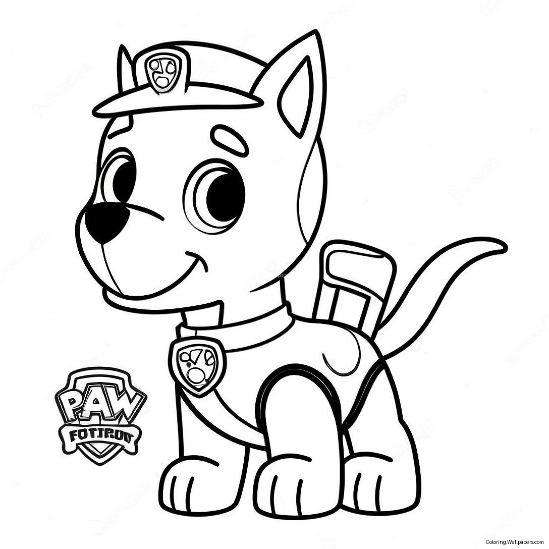 Página Para Colorir Do Rex Da Patrulha Canina 52662