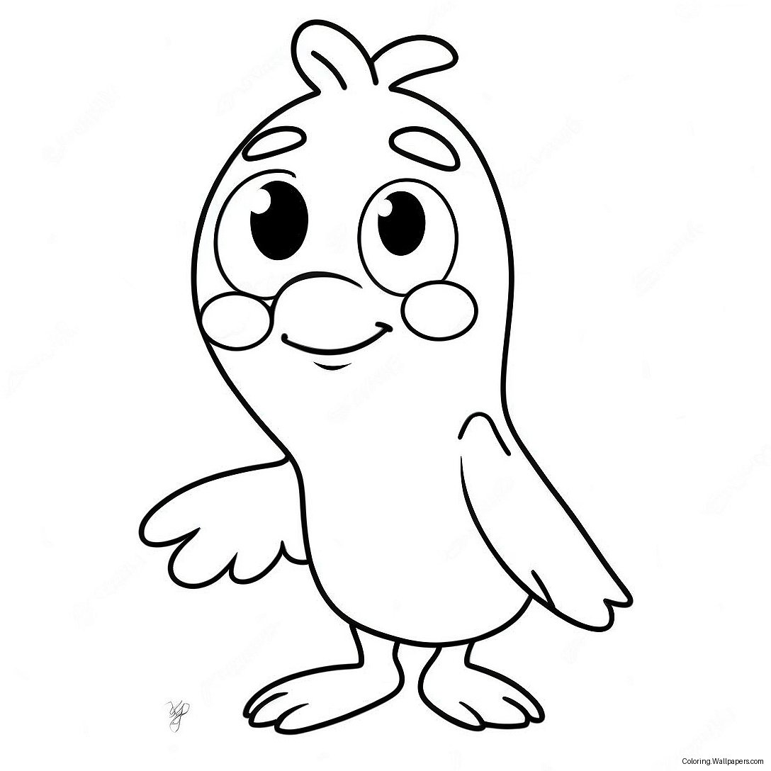 Peely Character Coloring Page 21746