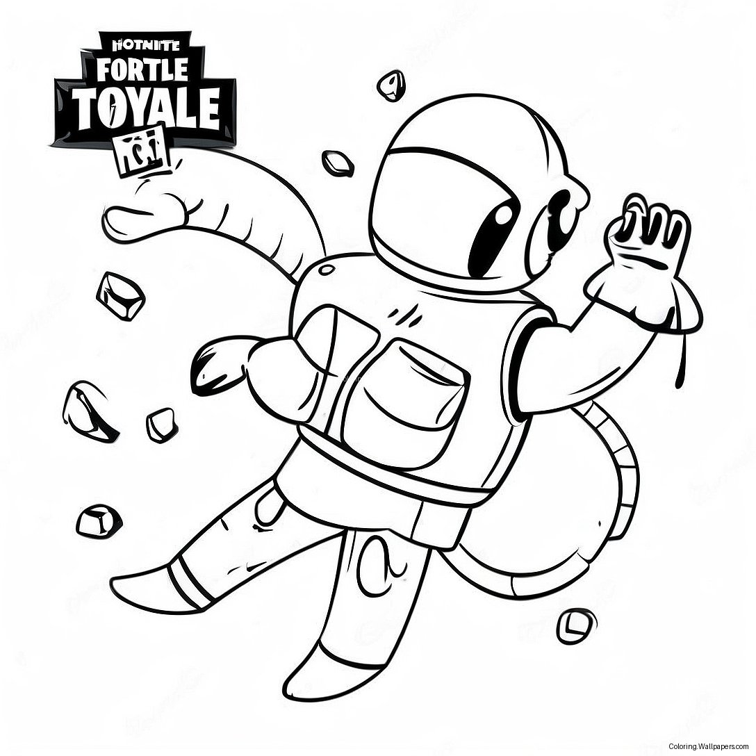 Peely Fortnite Coloring Page 40692