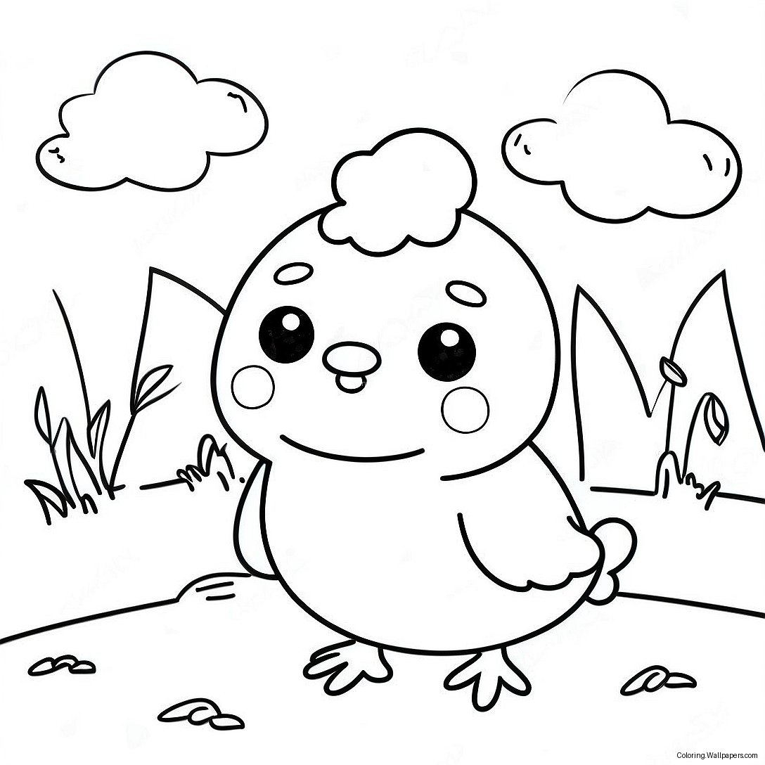 Peep And The Big Wide World Coloring Page 34693