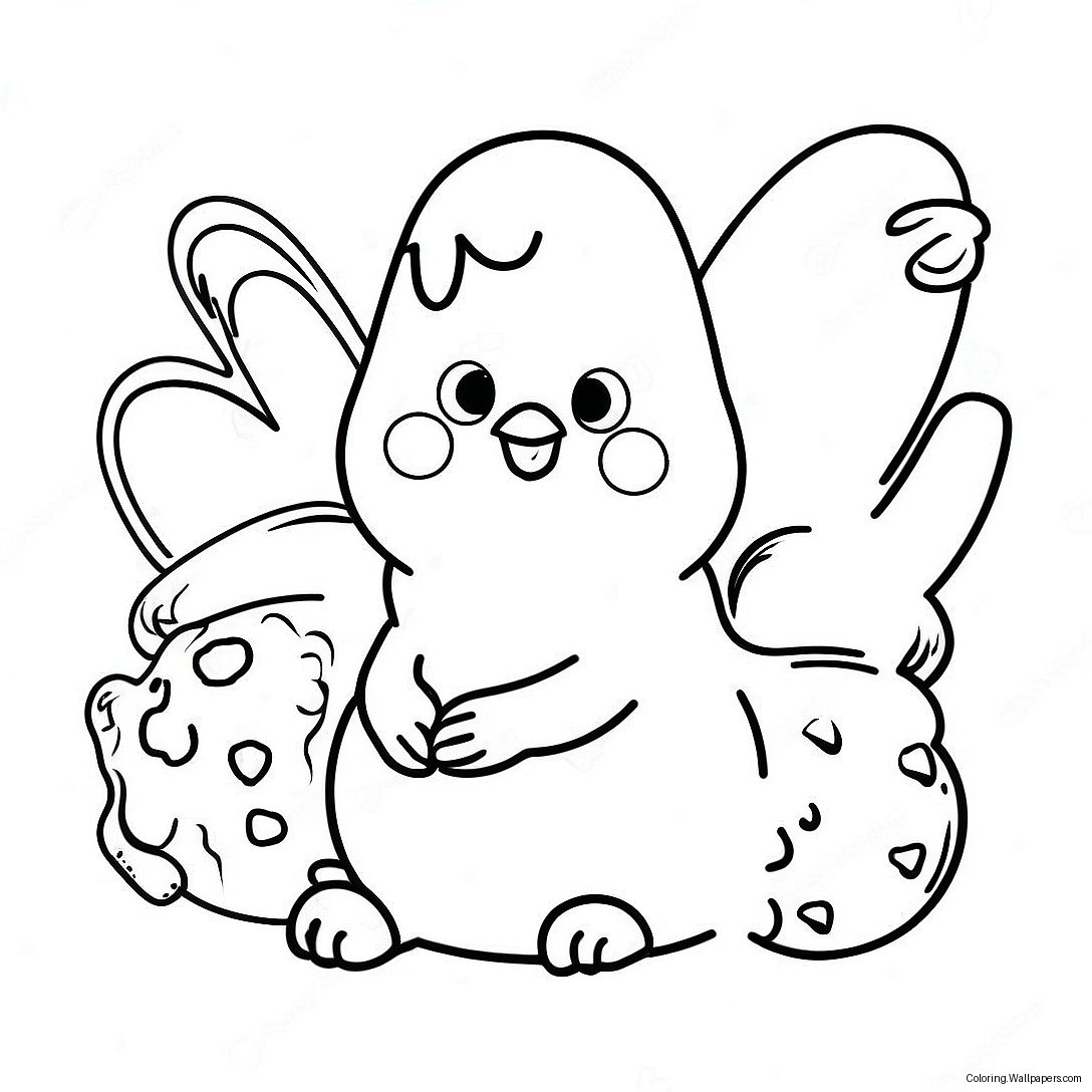 Peeps Outline Coloring Page 54282