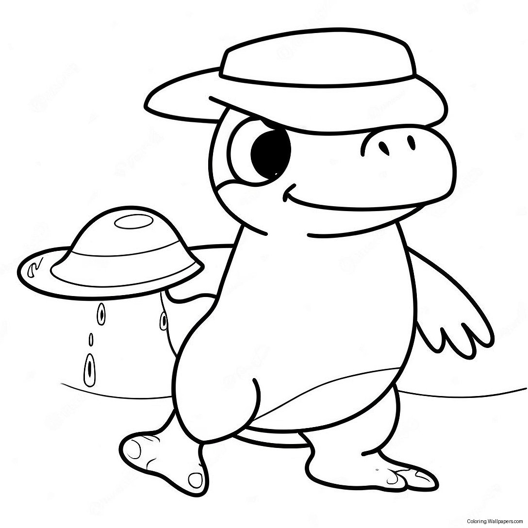 Perry The Platypus Coloring Page 26006