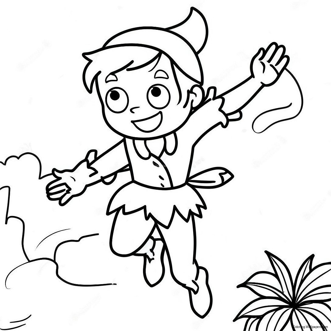 Peter Pan Coloring Page 3598