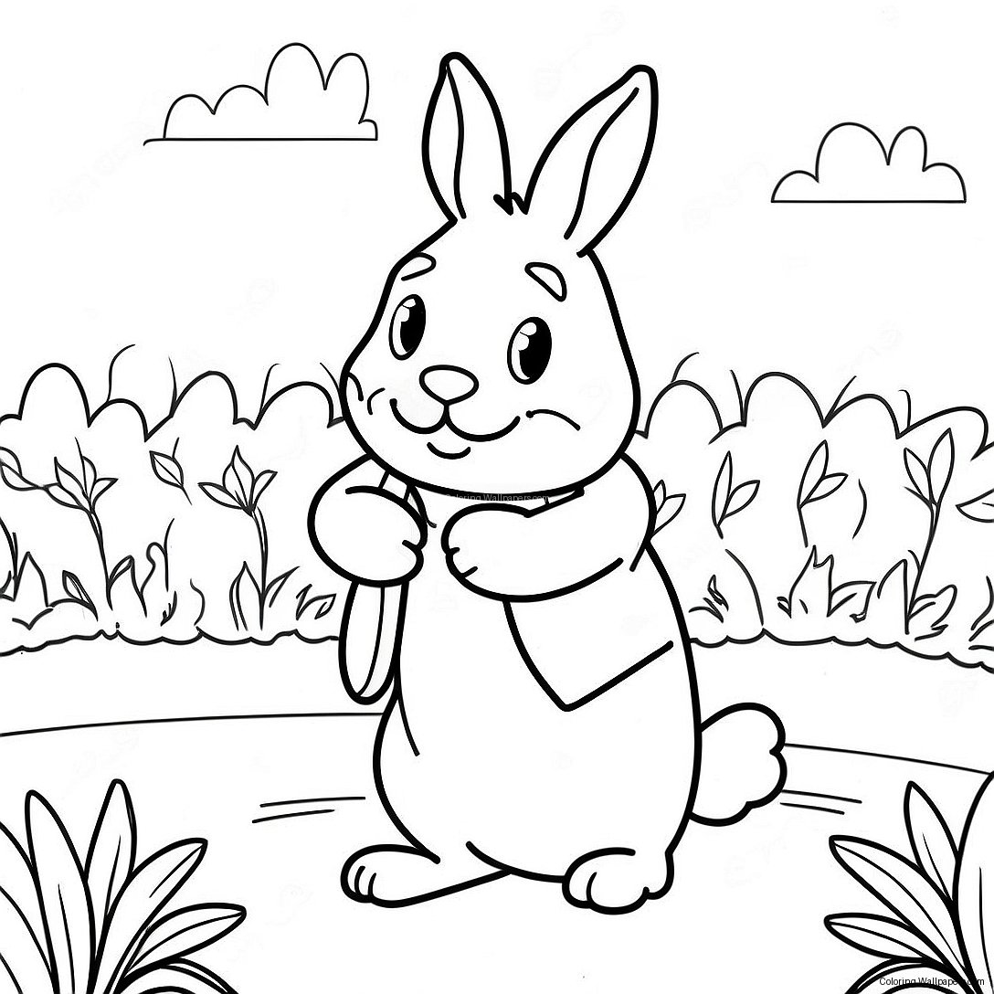 Peter Rabbit In A Garden Coloring Page 42940