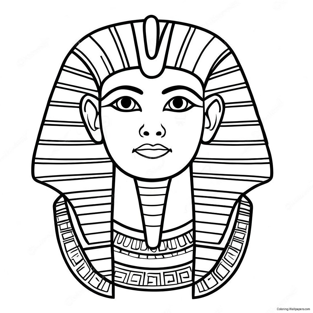 Pharaoh Coloring Page 24114