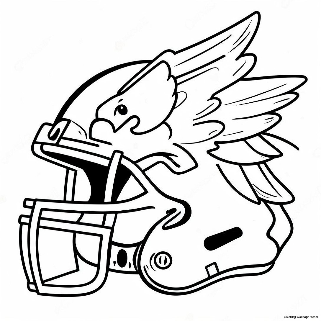 Philadelphia Eagles Logo Värittämiseen 714