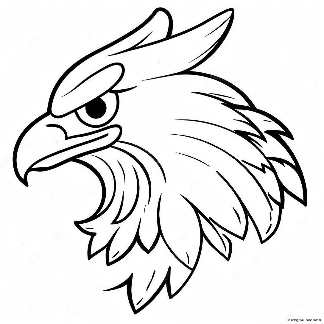 Página Para Colorir Do Mascote Dos Philadelphia Eagles 722