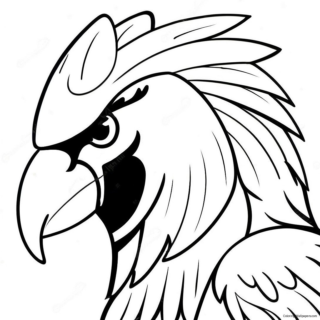 Philadelphia Eagles Maskot Målarbild 724