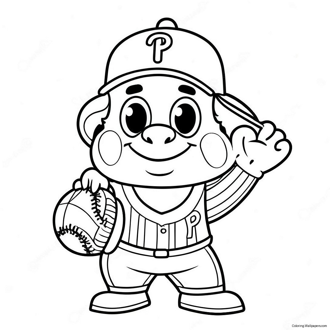 Página Para Colorir Do Mascote Dos Phillies 54649