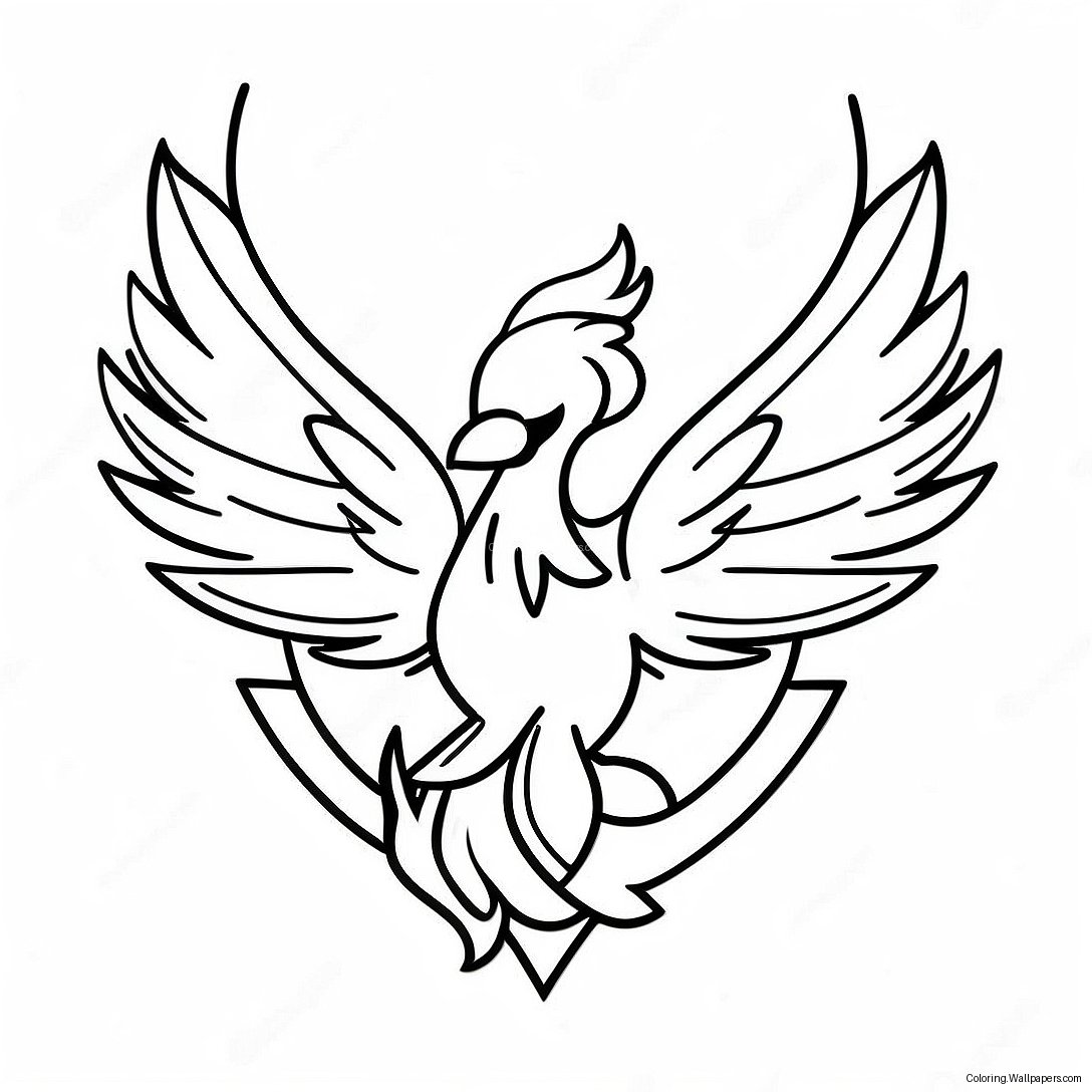 Phoenix Sunsin Logo Värityssivu 16689