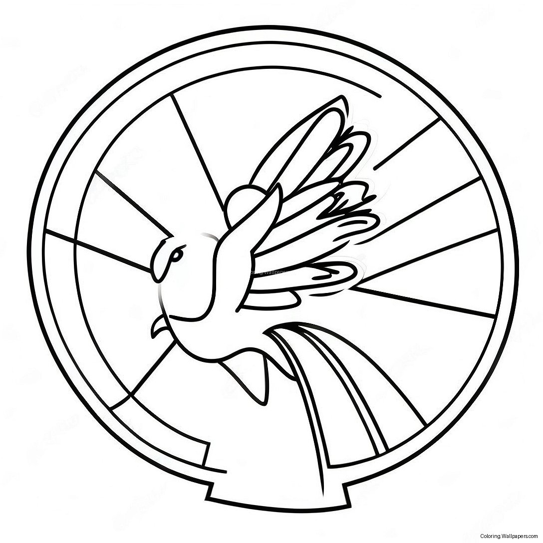 Phoenix Sunsin Logo Värityssivu 16690