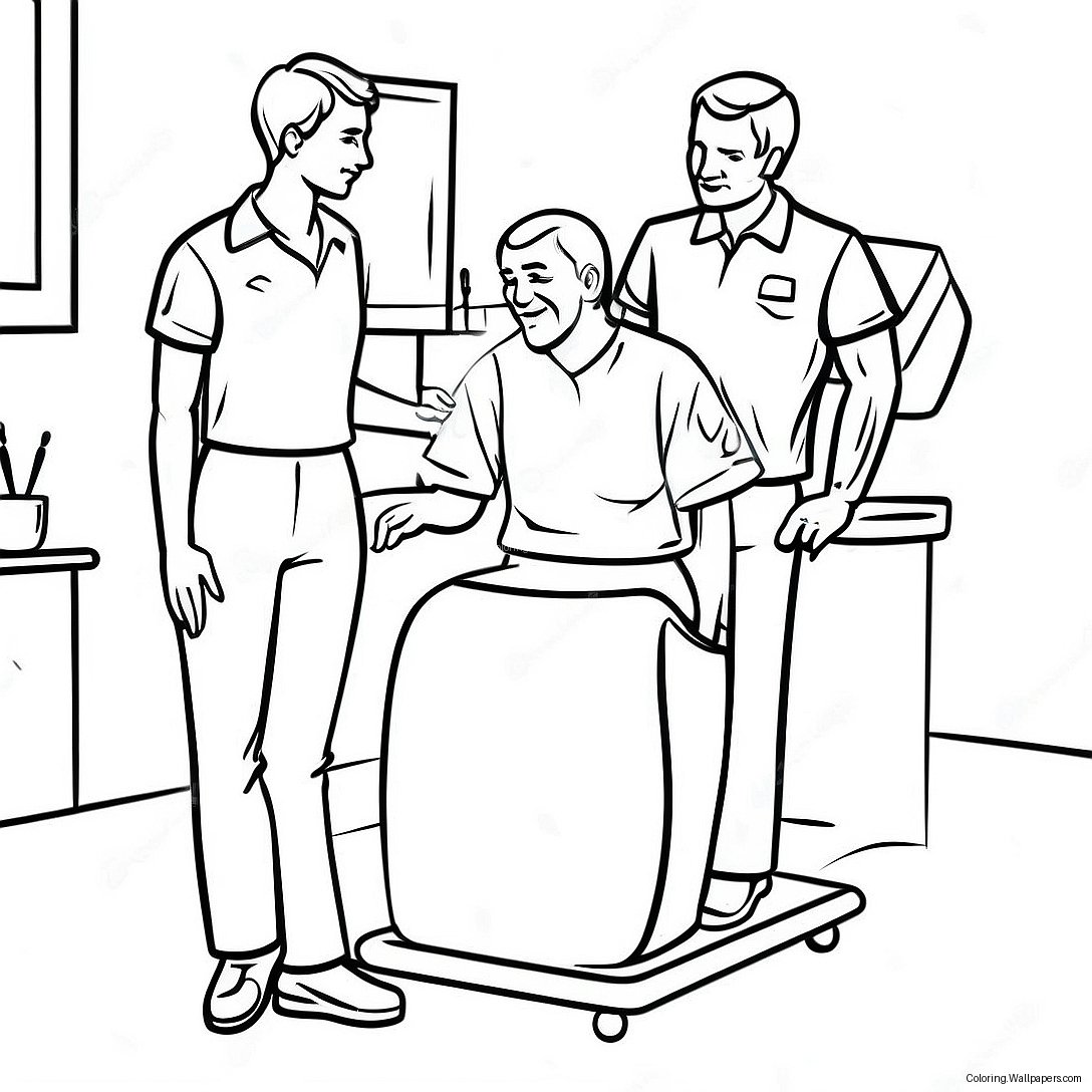 Physical Therapy Coloring Page 46441