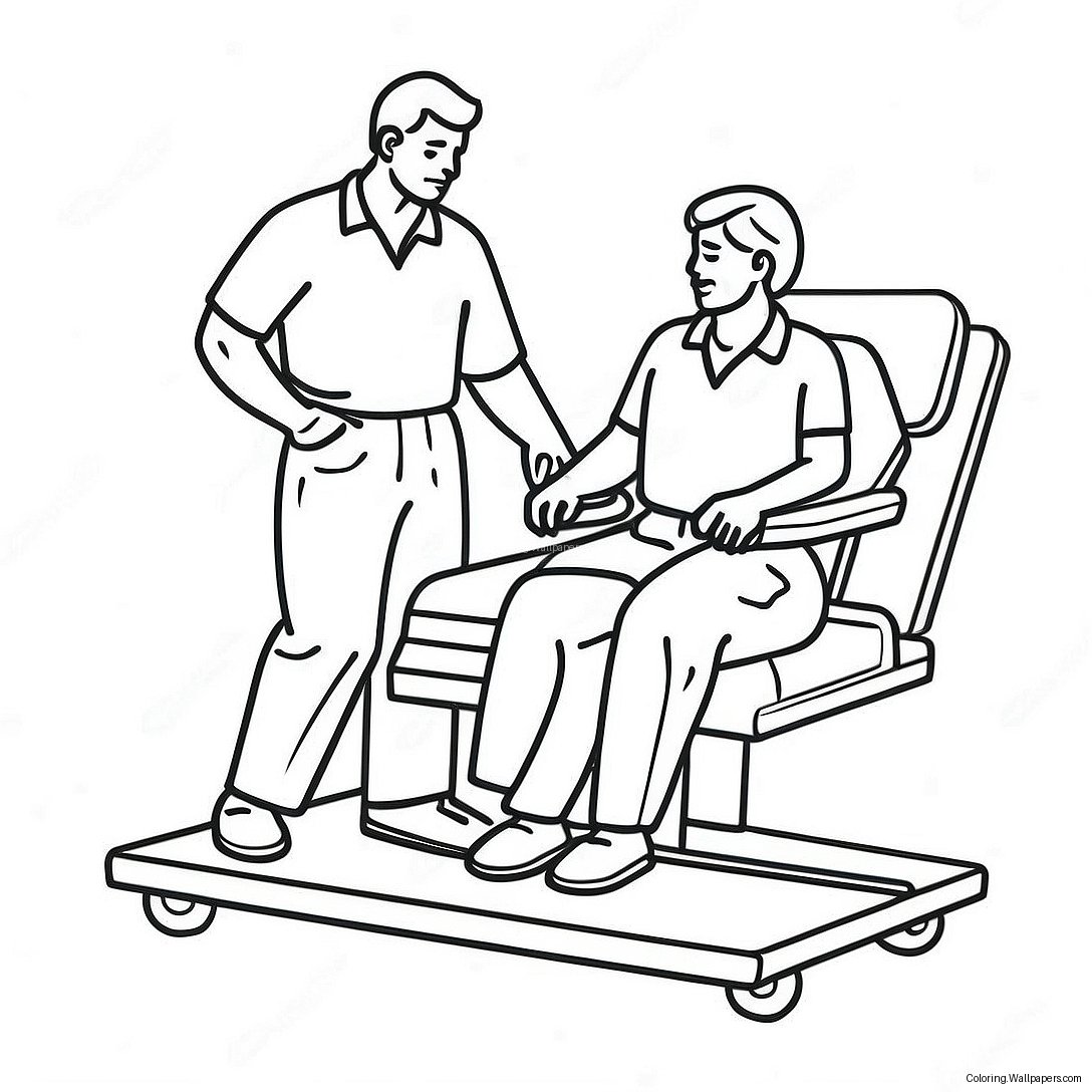 Physical Therapy Coloring Page 46444