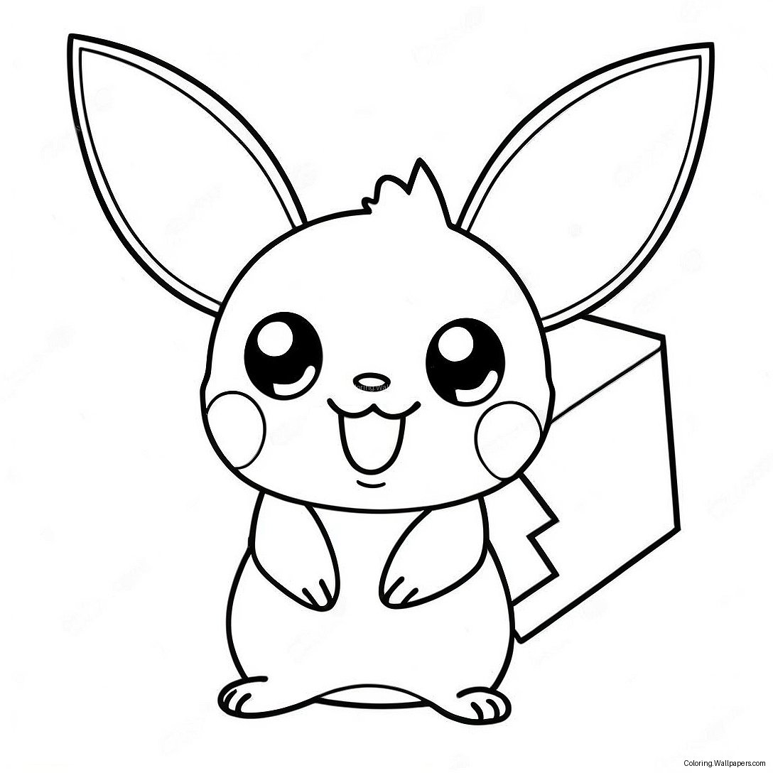 Pichu Färgläggningssida 10403