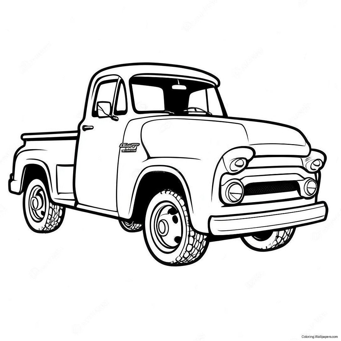 Pickup Truck Coloring Page 57351