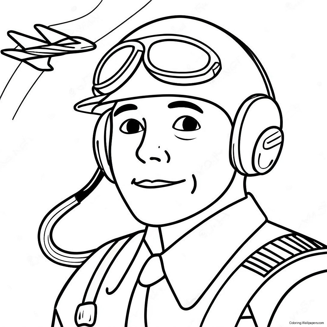 Pilot Coloring Page 52417