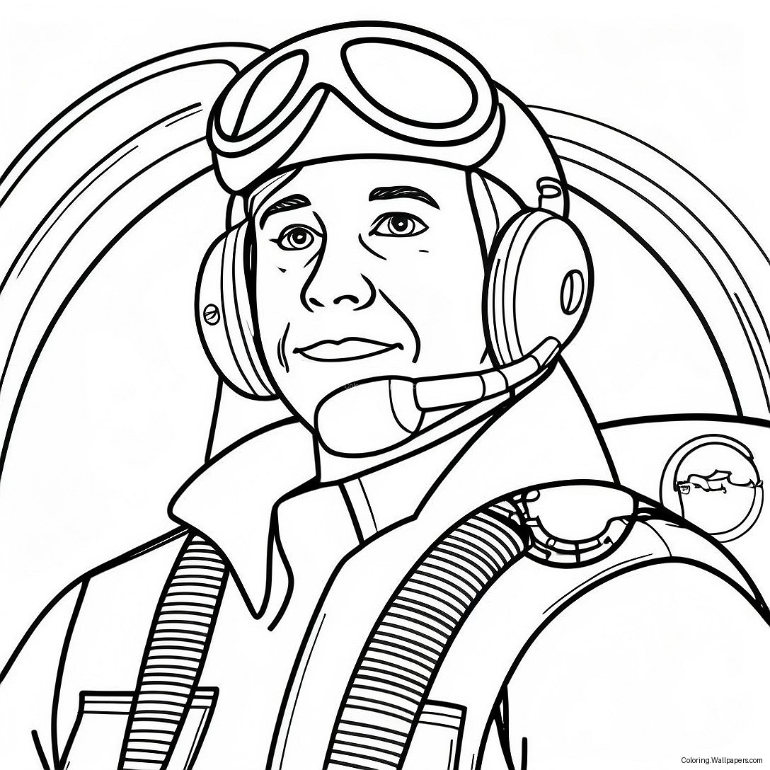 Pilot Coloring Page 52419