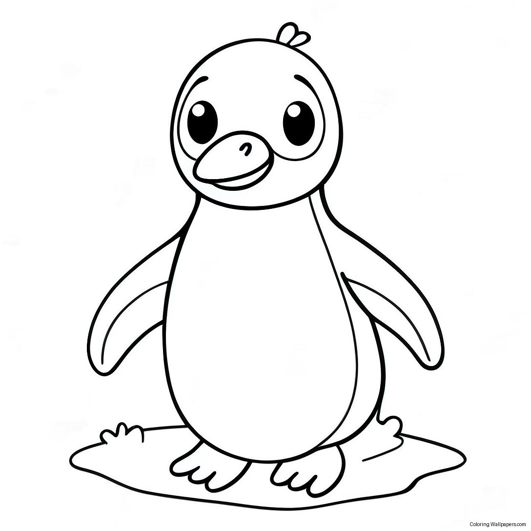 Pingu Kleurplaat 27375