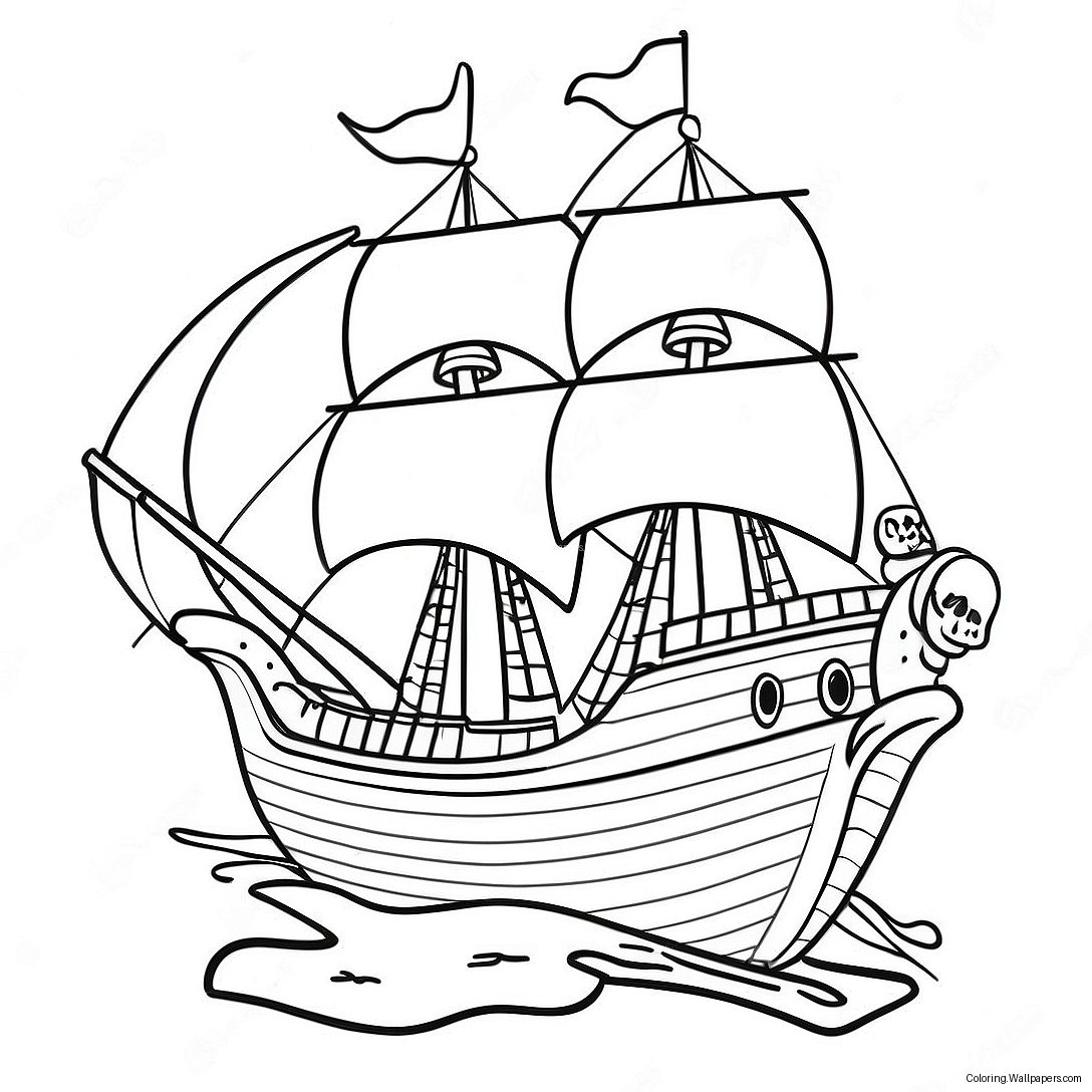 Pirates Coloring Page 42268