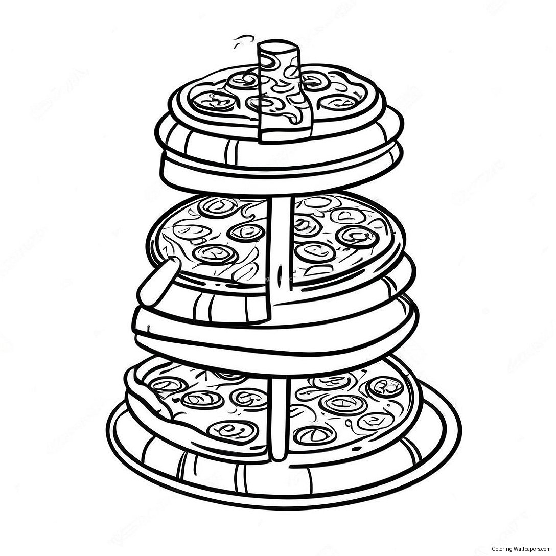 Página Para Colorear De Pizza Tower 32976