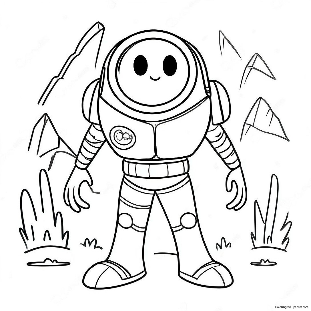 Pk Xd Character Adventure Coloring Page 50240