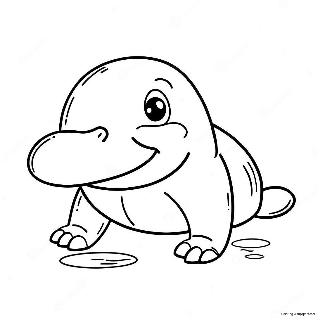 Platypus Coloring Page 42485